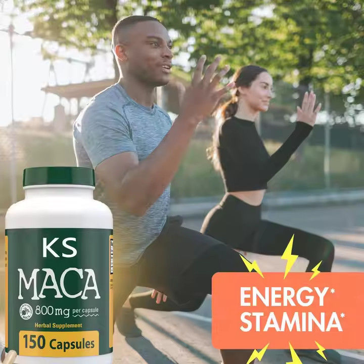 Maca Root Kapsułki Wsparcie energetyczne Immunologiczne Mężczyzna Energia Organic Male Enhancement Pills