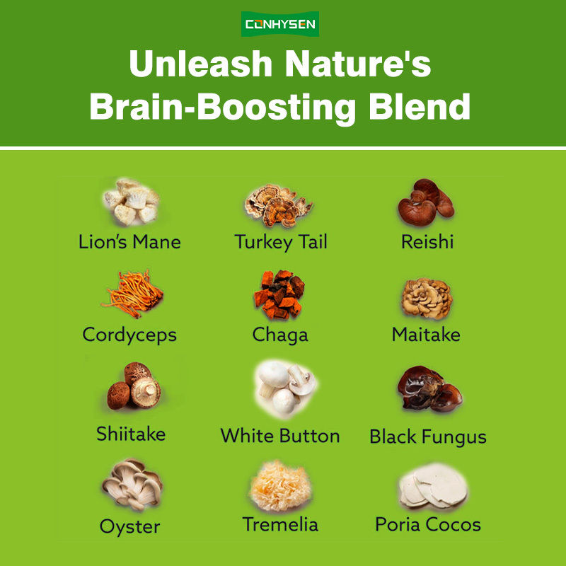 Suplement producenta Mushroom Performance Blend kapsułki dla lepszej koncentracji i pamięci