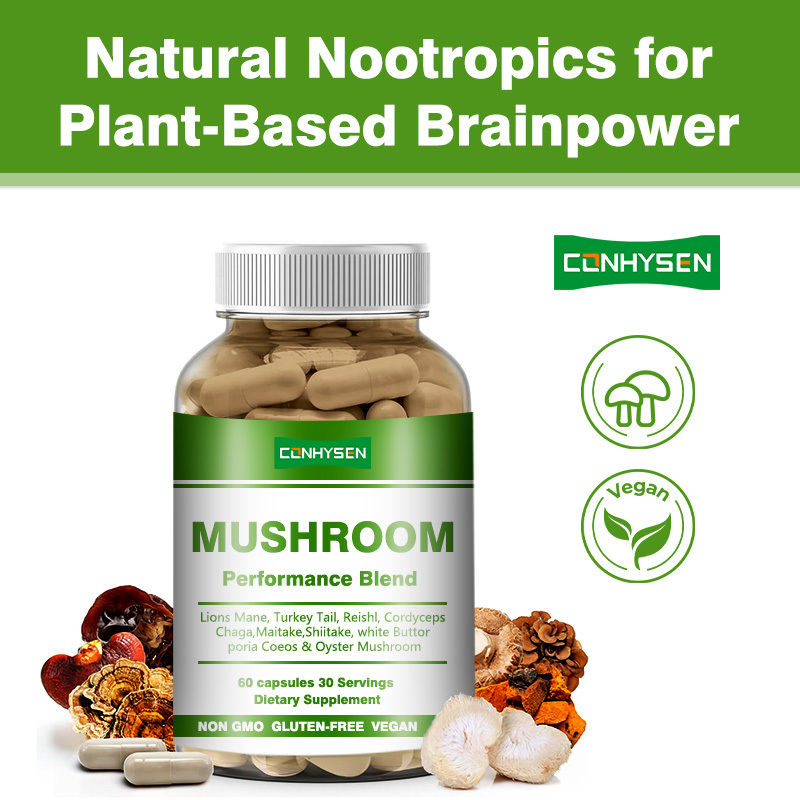 Suplement producenta Mushroom Performance Blend kapsułki dla lepszej koncentracji i pamięci
