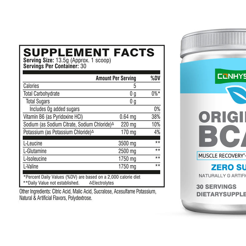 BCAA Powder Candy Flavor For Post Workout Muscle Recovery Witamina B6 Powder do picia