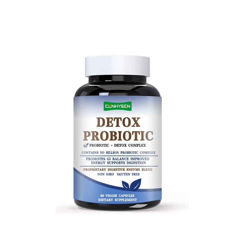 Premium Custom Detox Probiotics Kapsułki poprawiają poziom energii Formułowane dla kobiet i mężczyzn