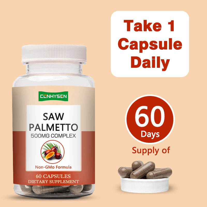 Kapsułki Saw Palmetto 500 mg Kompleks wsparcia równowagi hormonalnej Zdrowie włosów