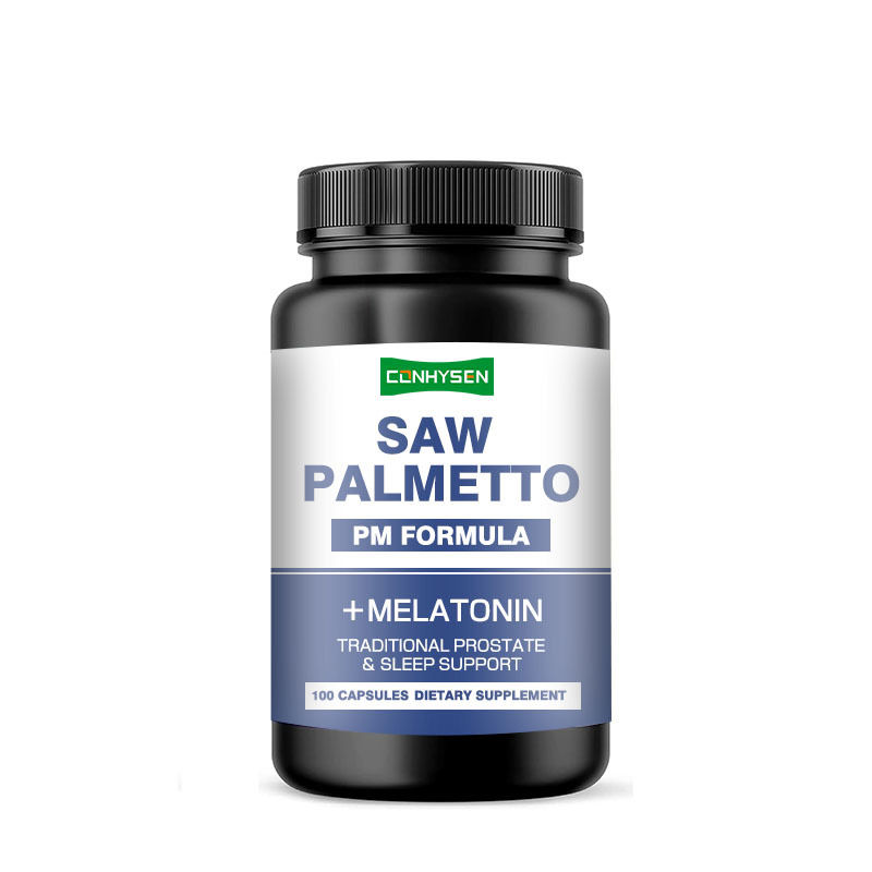 OEM/ODM Saw Palmetto Vegan Supplement Saw Palmetto Kapsułki zmniejszające częste oddawanie moczu