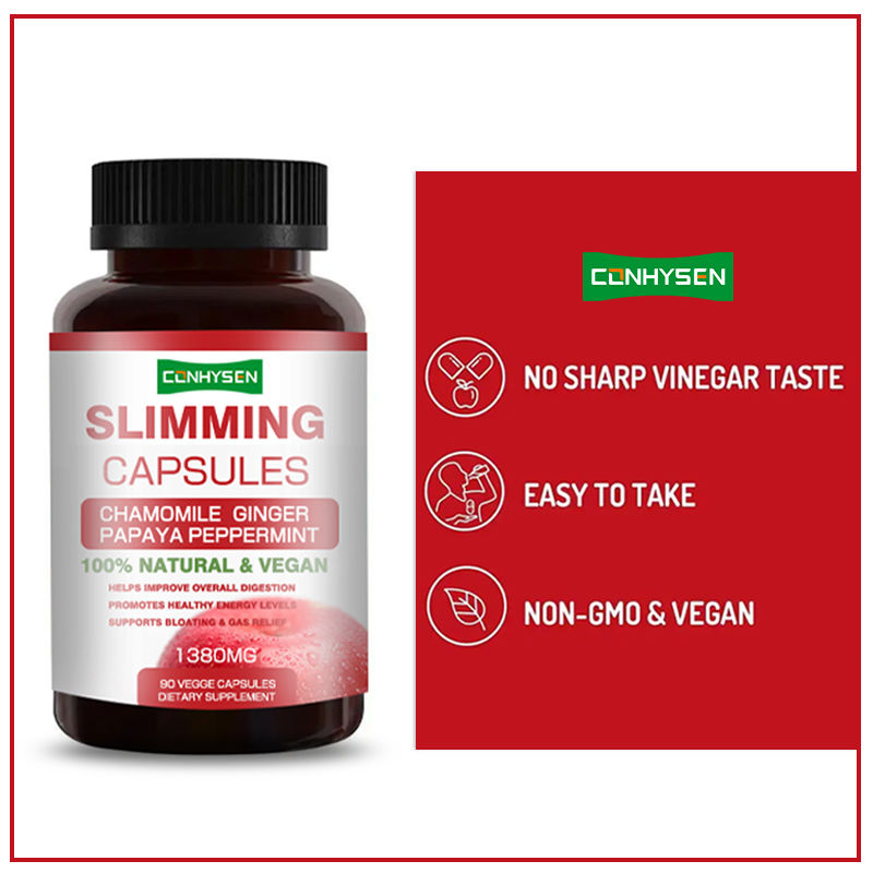 Kapsułki odchudzające 100% wegańskie prosto z fabryki z rumiankiem i imbirem, pomagają poprawić ogólne trawienie