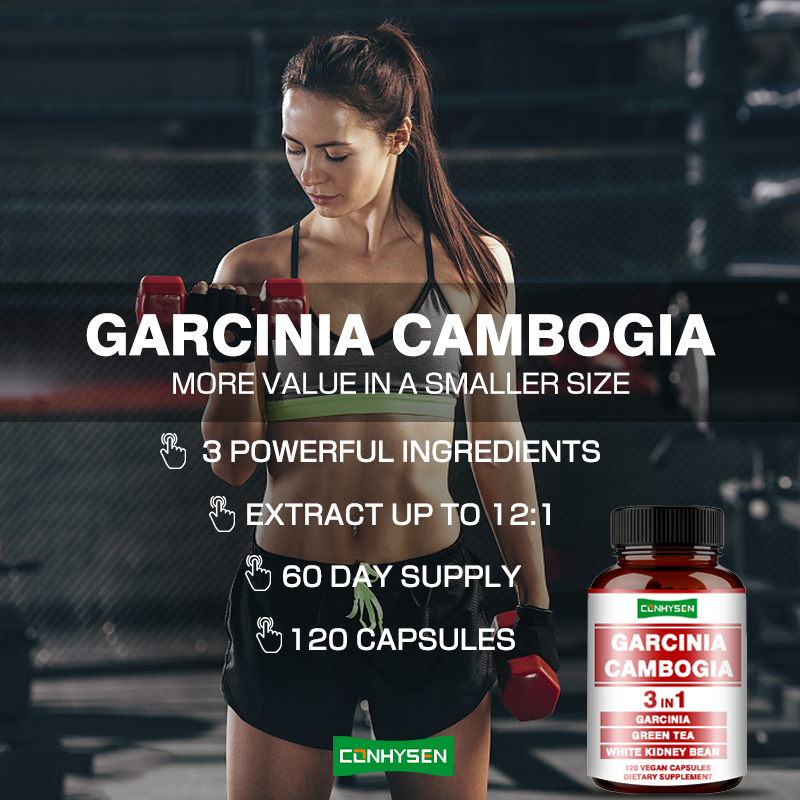 Kapsułki Garcinia Cambogia bezpośrednio z fabryki z Białą Fasolą Wspierają Produkty Wzmacniające i Odchudzające