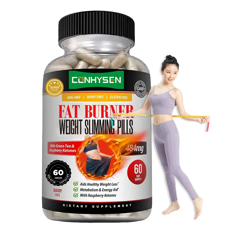 Kapsułki Premium Natural Fat Burner z Zieloną Herbatą i Ketony Maliny Wsparcie Utraty Wagi