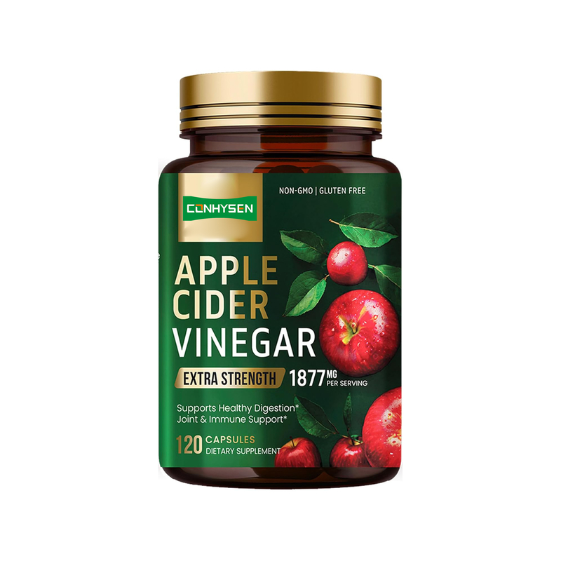 OEM Naturalny Keton ACV Kapsułki Utrata masy ciała Organic Sugar-Free Flat Belly Apple Cider Vinegar Kapsułki Utrata masy ciała Gummy Candies Żywność błonnika