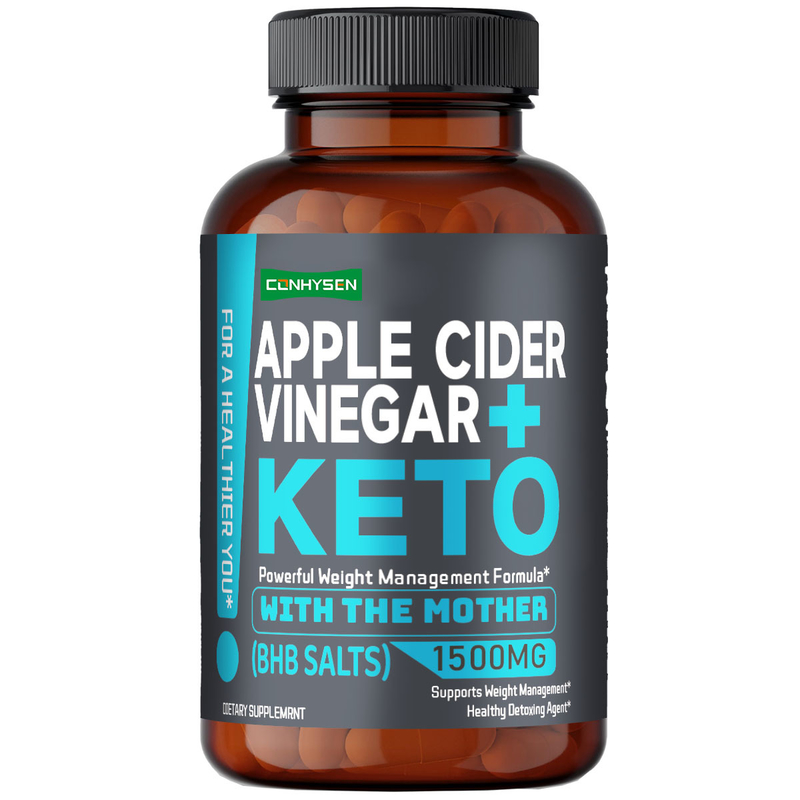 OEM ODM Keto Boost Ocet jabłkowy BHB Soli Kapsułki do spalania tłuszczu i wsparcia ketosis-Twój idealny towarzysz keto