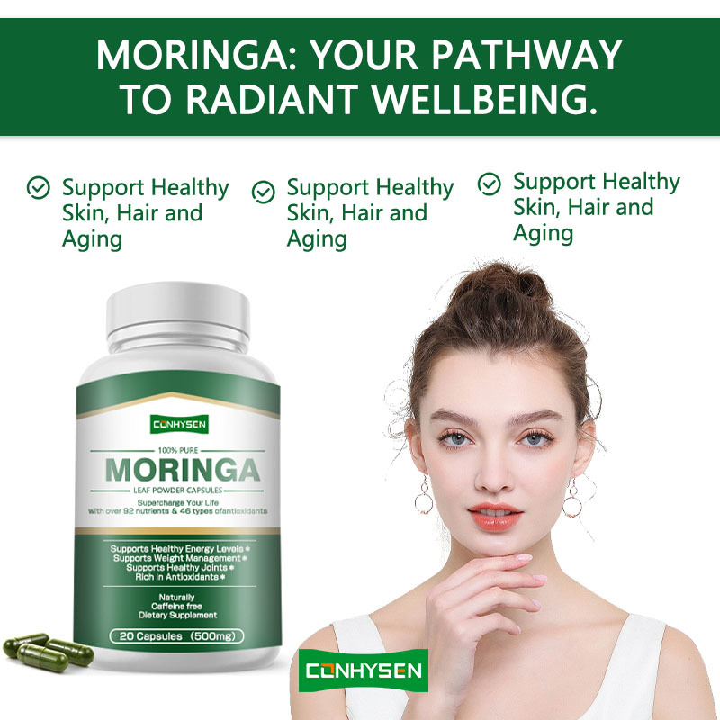 Kapsułki Moringa podtrzymują prostatę zdrową z ponad 92 składnikami odżywczymi