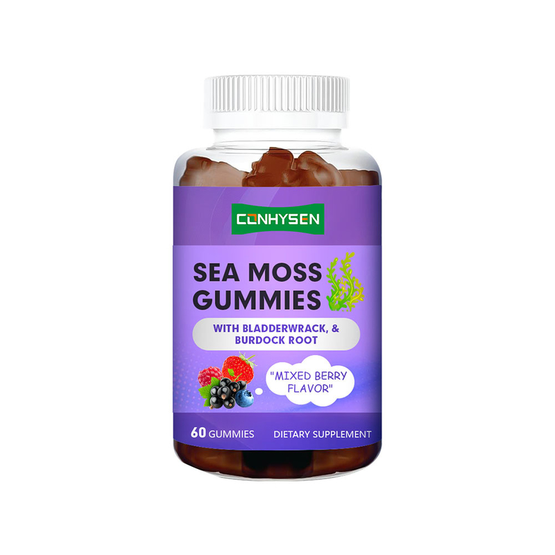 Organic Irish Sea Moss Gummies Factory bezpośrednio do wsparcia odpornościowego