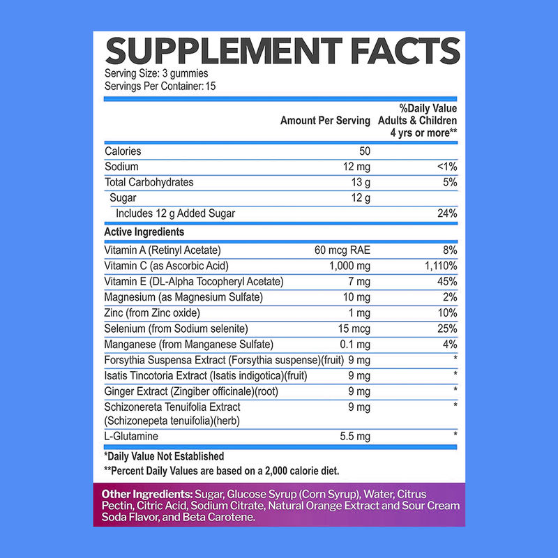 Witamina C Gummies Fabryczna personalizacja Wsparcie zdrowej skóry Produkt kosmetyczny