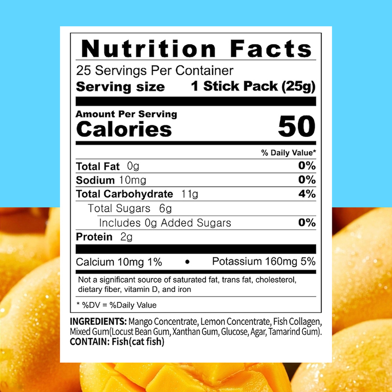 Żel kolagenowy z mango wspiera zdrowie stawów i kości