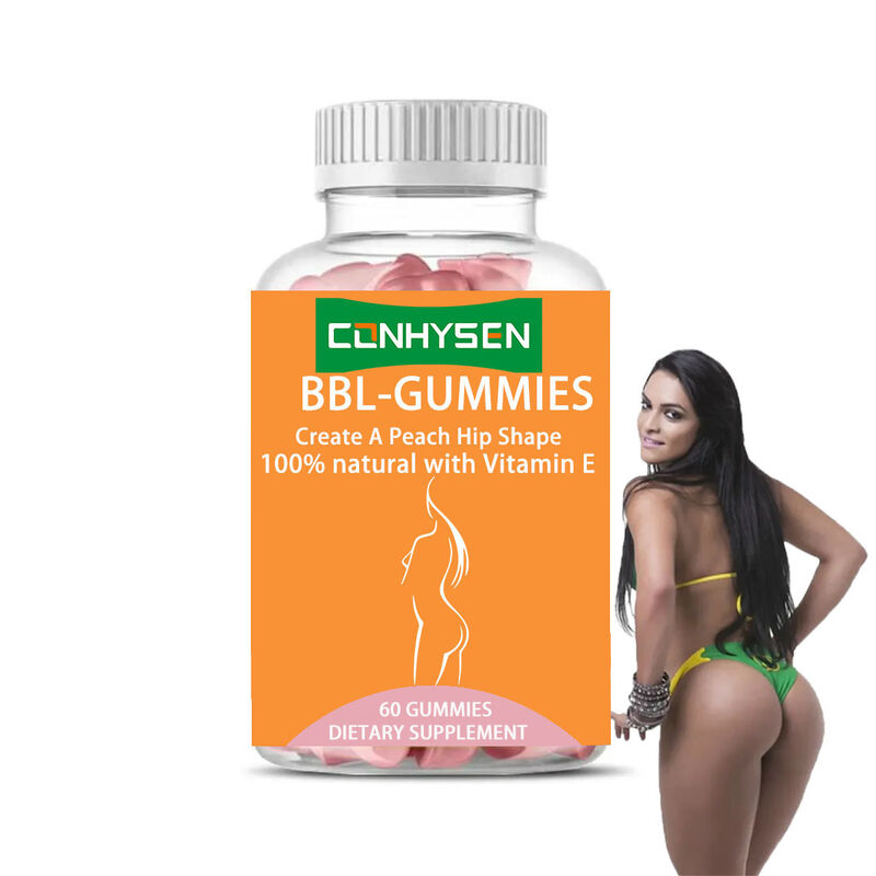 OEM Private Label BBL Gummies Gummy Candy Butt Enhancement Hip Booster dla dorosłych Nie dla dzieci lub kobiet w ciąży