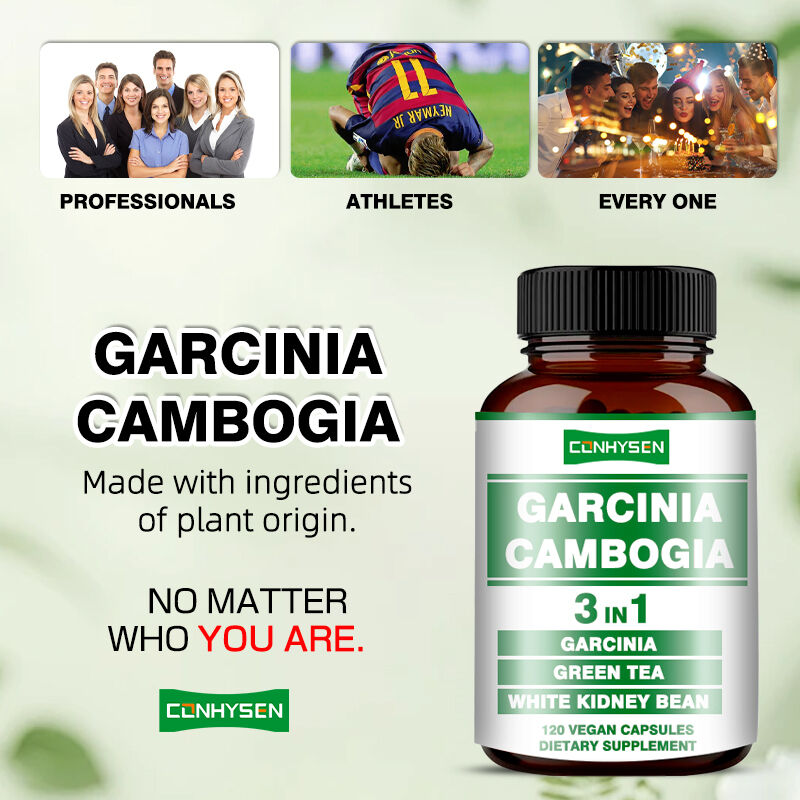 OEM Garcinia Cambogia Kapsułki do produkcji energii Wsparcie równowagi ciała Kapsułki z błonnikiem diety Utrata wagi