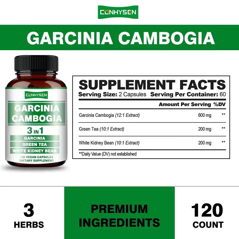 OEM Garcinia Cambogia Kapsułki do produkcji energii Wsparcie równowagi ciała Kapsułki z błonnikiem diety Utrata wagi