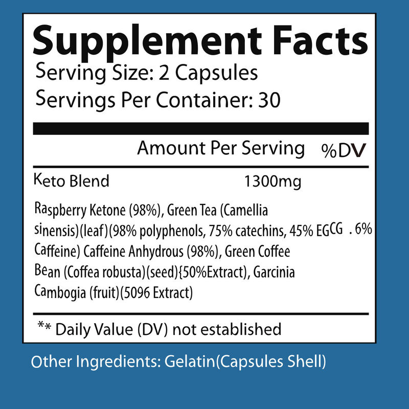 Private Label Stock Detox Kapsułki Produkty odchudzające ziołowe, które pobudzają metabolizm i wspierają zdrowie trawienia u dorosłych