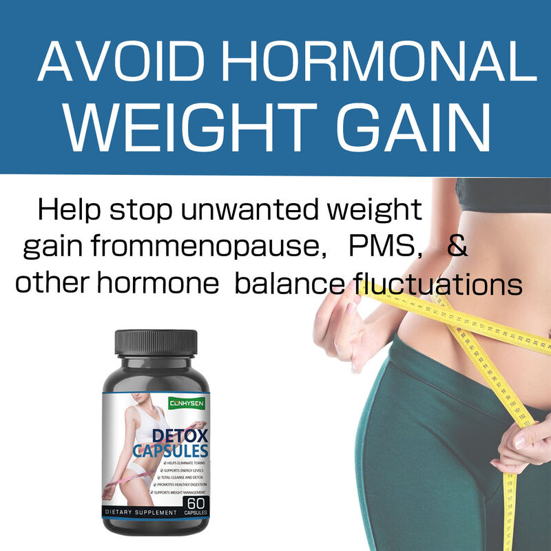 Private Label Stock Detox Kapsułki Produkty odchudzające ziołowe, które pobudzają metabolizm i wspierają zdrowie trawienia u dorosłych