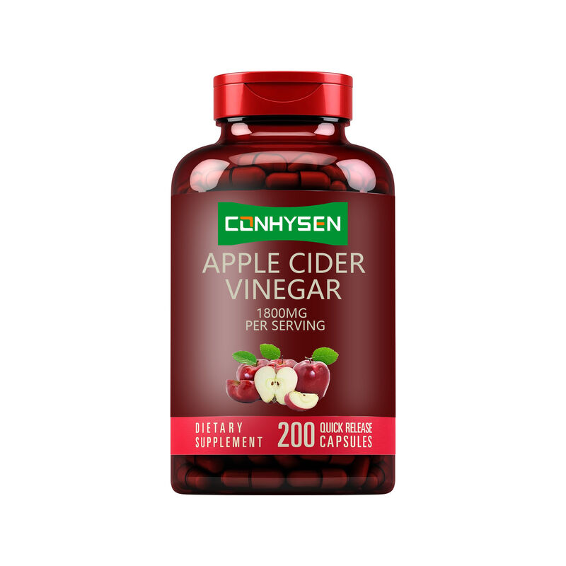 OEM/ODM Suplement ACV Wsparcie trawienia i detoksykacji Zarządzanie wagą Kapsułki octu jabłkowego dla mężczyzn Kobiety
