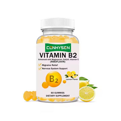 Zdrowa witamina B2 Gummies 60 Gummies CoQ10 System nerwowy wsparcie OEM ODM