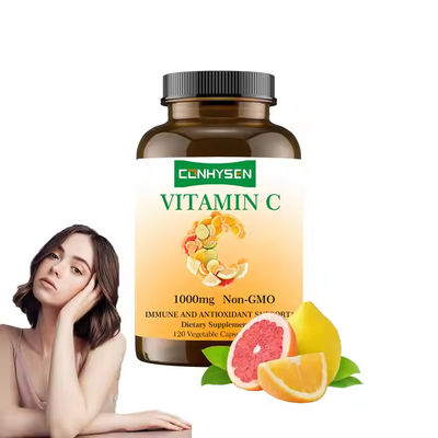 Organic Vitamin C Kapsułki Suplementy Antyoksydacyjne Wsparcie Układu Immunologicznego OEM