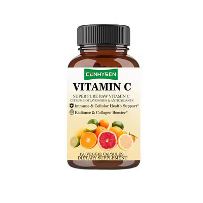 Witamina C Kapsułki 200 mg Wsparcie immunologiczne Serce Mózg Zdrowie
