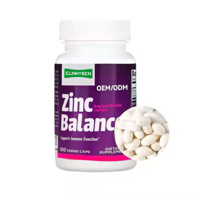 Wspieranie zdrowia Zynk Balance Supplement Kapsułki wspierają codzienną funkcję odpornościową