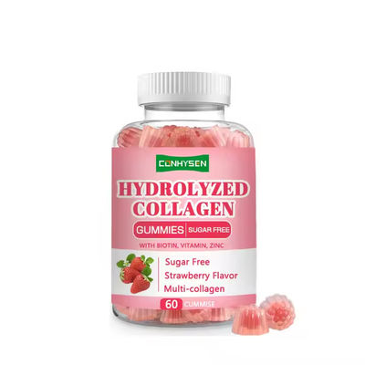 Suplement z kolagenem hydrolizowanym Gumy z biotiną Witamina cynk wzmacniają zdrowie kości