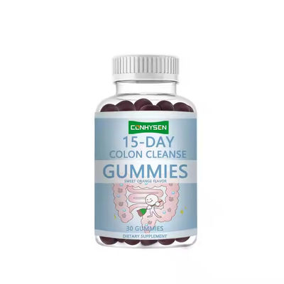 15 Dniowe czyszczenie jelita grubego Gummy łagodzi wzdęcia łagodzi zaparcia dostawca suplementów