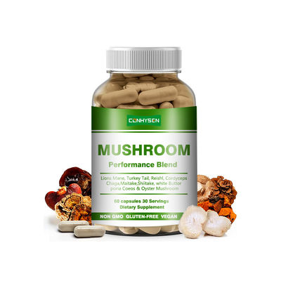 Suplement producenta Mushroom Performance Blend kapsułki dla lepszej koncentracji i pamięci