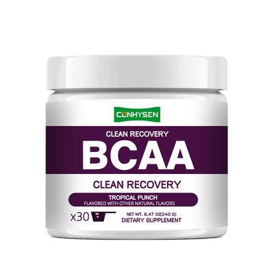 Niestandardowy proszek BCAA Clean Recovery 100% wegański, poprawia wydajność poznawczą i funkcje mózgu