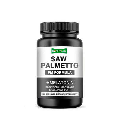 PM Formula For Traditional Prostate Sleep Support Saw Palmetto Kapsułki z melatoniną