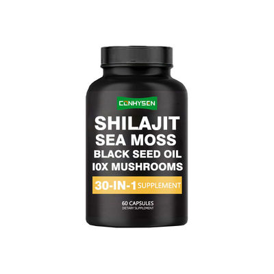 30-w-1 Suplement Shilajit w kapsułkach dla naturalnej siły Kapsułki z morskich wodorostów