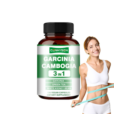 3 w 1 wegańskie kapsułki Garcinia Cambogia wspomagające kontrolę wagi