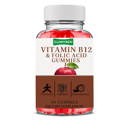 Witamina B12 Gummy Naturalny suplement ziołowy Zdrowie odpornościowe Witamina B6 Gummy