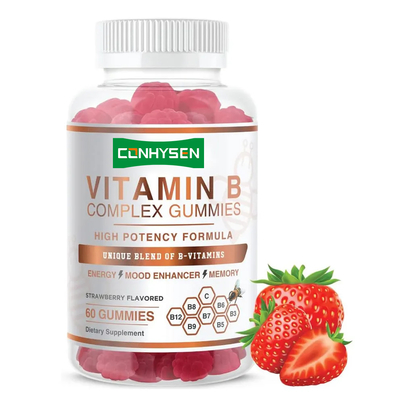 Suplement witaminowy Private Label Wegańskie żelki z witaminą B Complex bez cukru