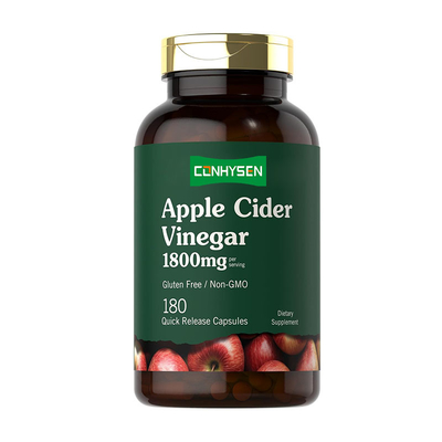 Suplement diety OEM Private Label na odchudzanie z octem jabłkowym, witaminą i cynkiem w kapsułkach z organicznym octem jabłkowym