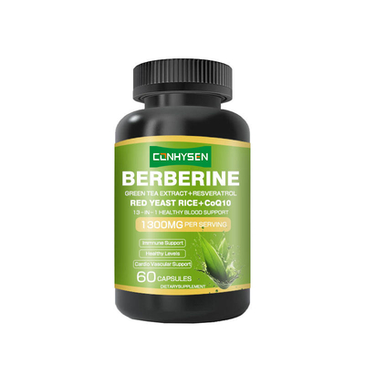 OEM/ODM 1300 mg kapsułek berberyny 13-w-1 dla zdrowej krwi