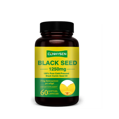 Premium Custom Black Seed Oil Softgels OEM do wspierania zdrowia stawów