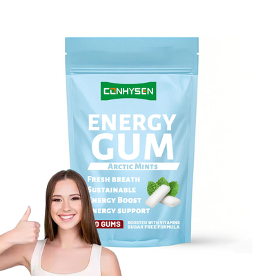 Niestandardowe Zapewnij Energię Zmniejsz Zmęczenie Skupienie Energia Guma Z Logo