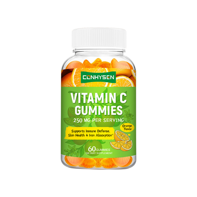 Witamina C Gummies Naturalny pomarańczowy smak Fabryka hurtowa Wsparcie energii serca