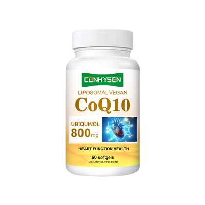 Liposomal CoQ10 Softgels Dostawca Zindywidualizowany Zdrowe serce Funkcja mózgu