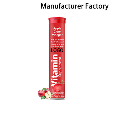 Sprzedaż hurtowa fabryczna musujących tabletek z octem jabłkowym na kontrolę wagi